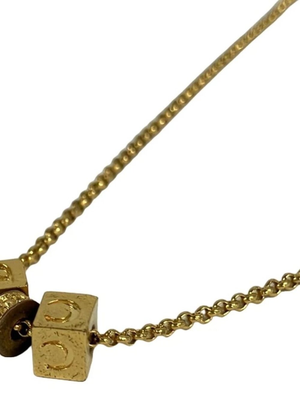 DIOR/ChristianDior - Gold Hardware Necklace - Picture 3 of 7